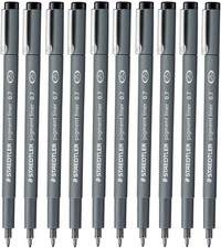 0.7 Mm Pigment Liner Fineliner Sketching Drawing Drafting Pens Pack