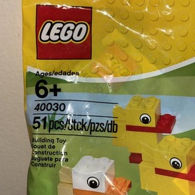 LEGO Seasonal Duck with Ducklings 40030 Easter Set New Sealed Polybag RARE