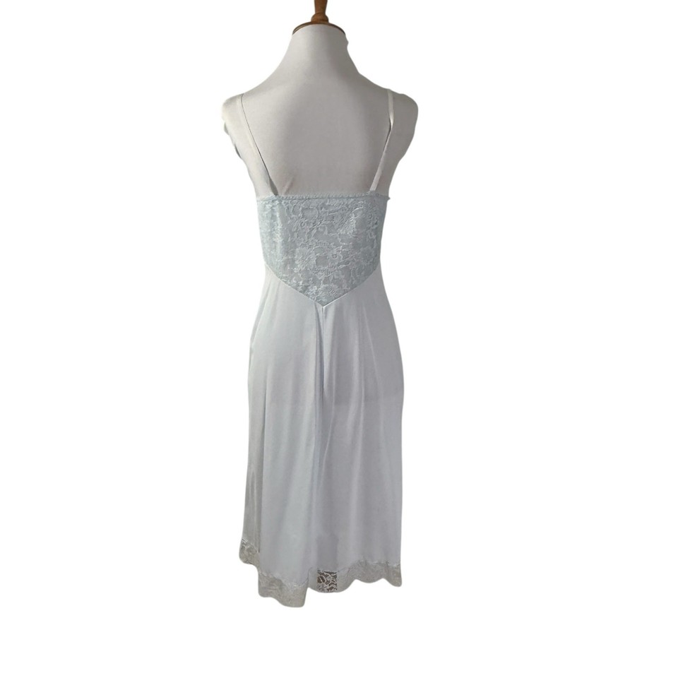 Chemise Vintage Victoria's Secret Bleu Marine - Dentelle Transparente - Taille 34 - Occasion Très Bon état