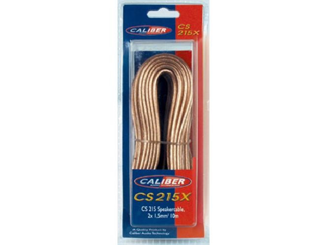 Cable haut-parleur 2x1.5mm2 CCA Caliber CS215X bobine de 10m pour audio maison