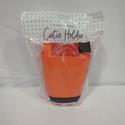 Ryan & Rose Cutie Holder Orange Universal Silicone Holder Stoller Bogg Bag
