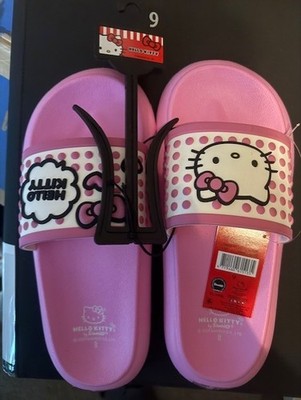 Brand-New Sanrio Hello Kitty Womens Sandals Slides/Slip-ons Size 9