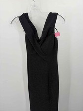 Pre-Owned Eliza J Black Size 2 Long Evening Gown