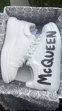 Alexander McQueen Unisex White And Black