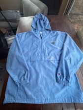 North Carolina Tar Heels Men basketball  Blue Champion windbreaker w/hood