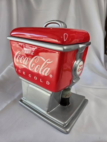 MINT! Coca-Cola Coke Soda Fountain Cookie Jar 10 3/4" No Box by Gibson 2003 Vtg