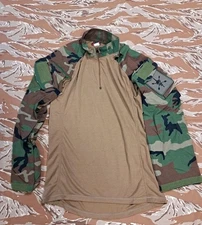 beyond clothing A9u utility MISSION shirt combat woodland large lr regular