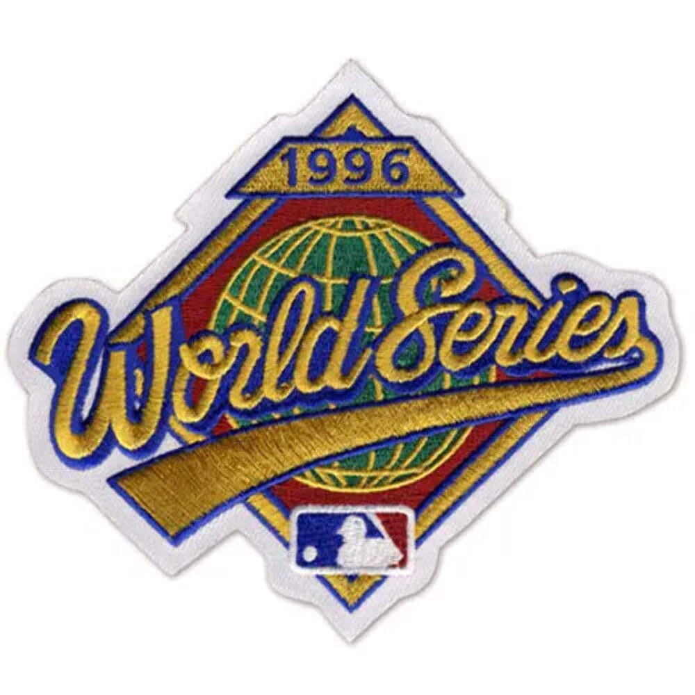 1996 MLB World Series Logo Jersey Sleeve Patch Atlanta Braves New