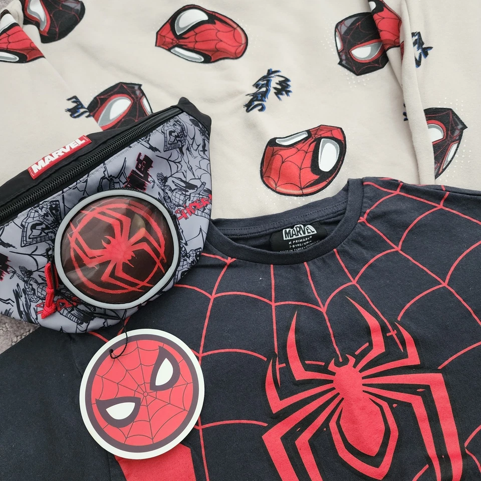 PAQUETE DE ROPA MARVEL SPIDER-MAN NIÑOS 7-8 Foto 2 de 4