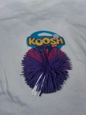 KOOSH Ball NOS Hasbro 2000 OddzOn Original Pink & Purple Fun Fidget Play Rubber 