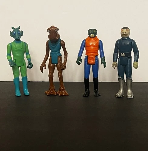 VTG 1978 Star Wars Sears Cantina Set-Blue Snaggletooth (RARE) + Greedo Walrus Mn