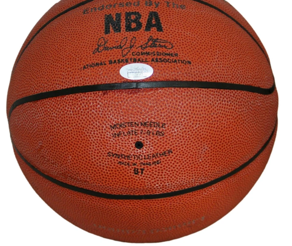 Hakeem Akeem Olajuwon Autographed Spalding Basketball JSA Rockets - Image 2 of 4