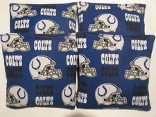 INDIANAPOLIS COLTS Cornhole Bean Bags 4 ACA Regulation Corn Hole Toss Game Bags