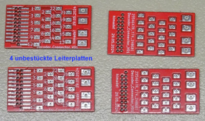 Decoder-Anschluss-Platine / Decoder-Verlängerung / Lok-Decoder-Anschluss
