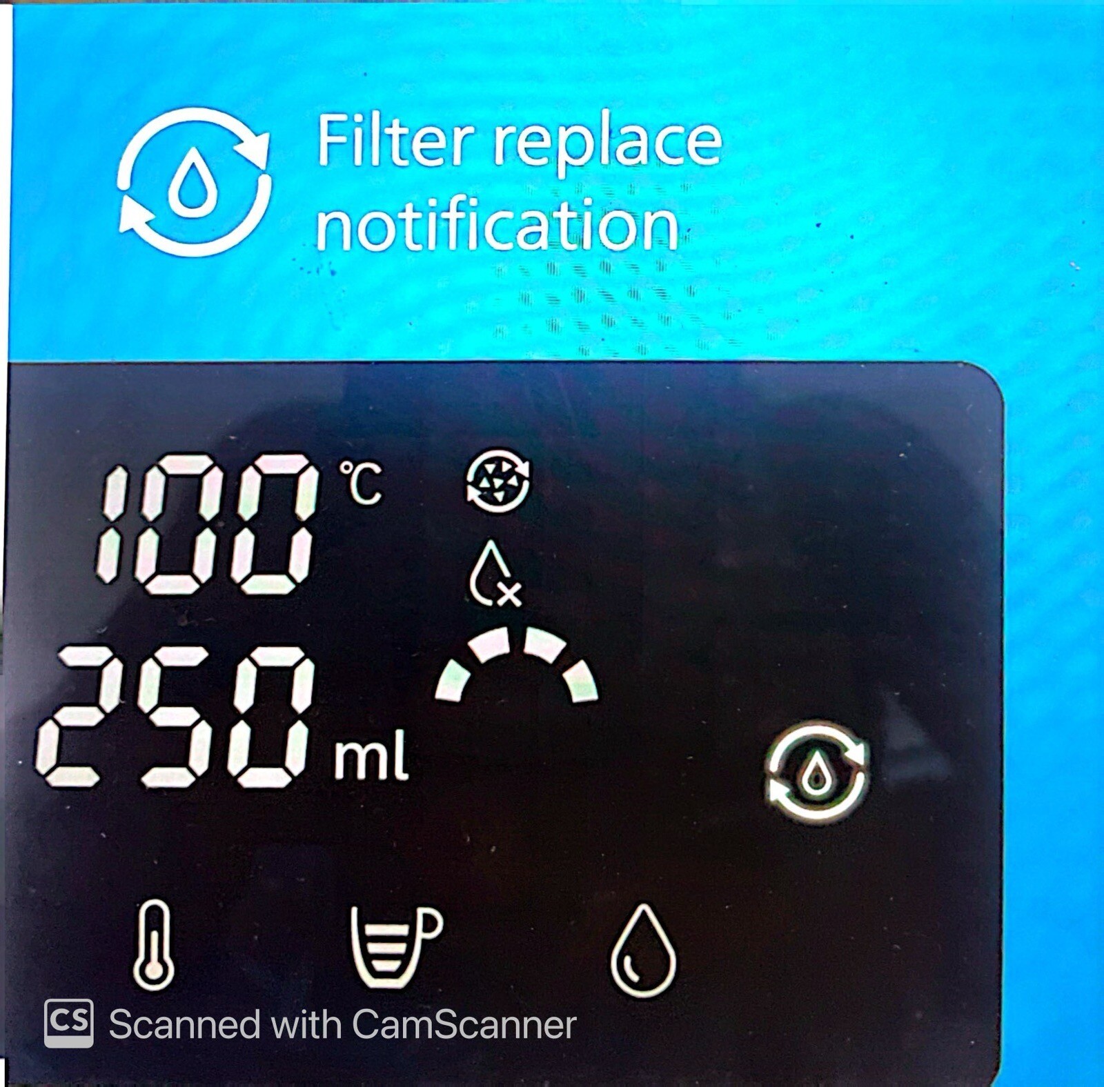 Philips Water Station, Hot & Ambient Filtered Water Dispenser, 2.2L