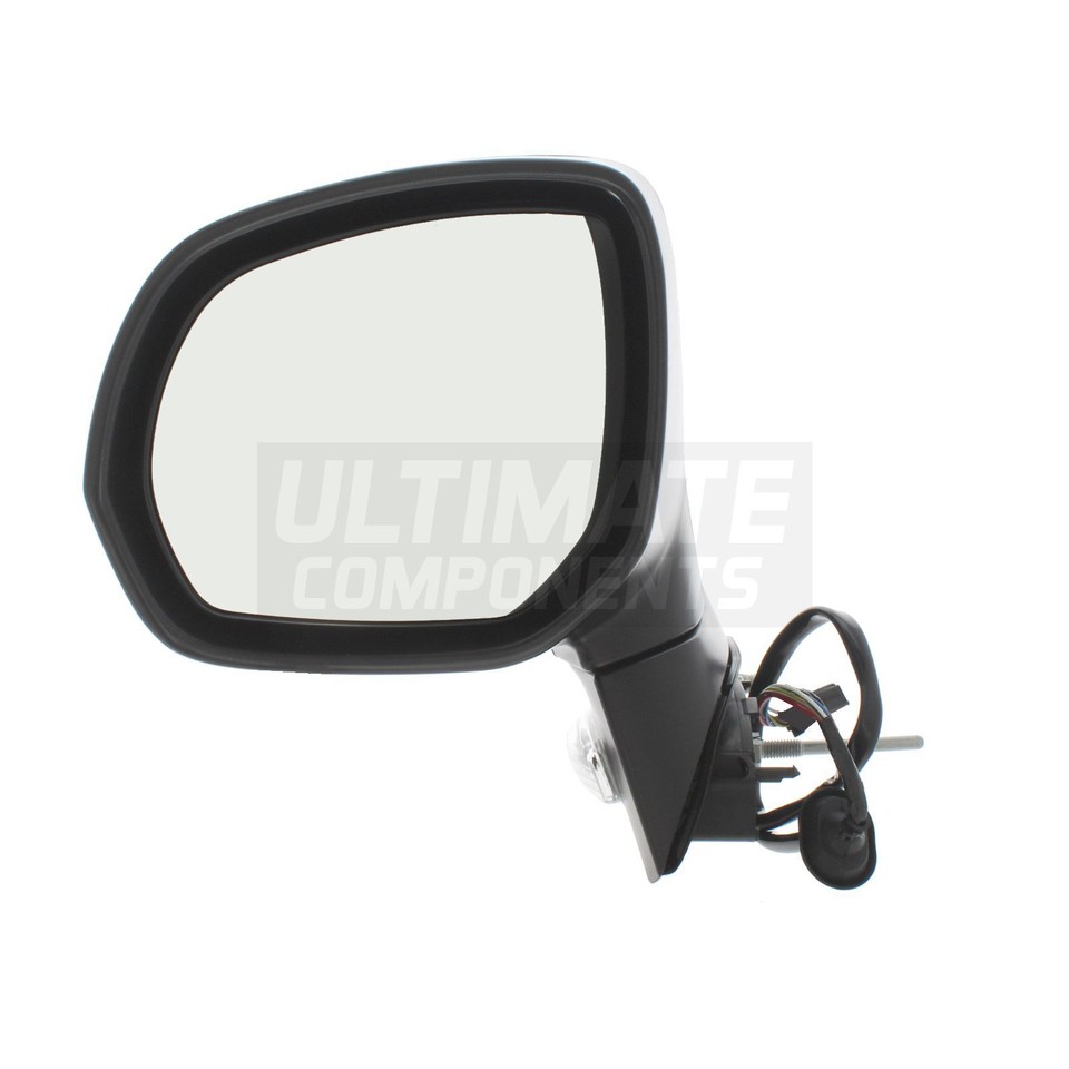 Electric Wing Door Mirror Primed Left Side NS - Car Mod Shop