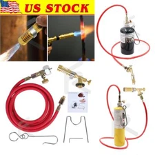 MAPP MAP-Pro Propane Gas Welding Torch Plumbing Soldering Copper Torch with Hose