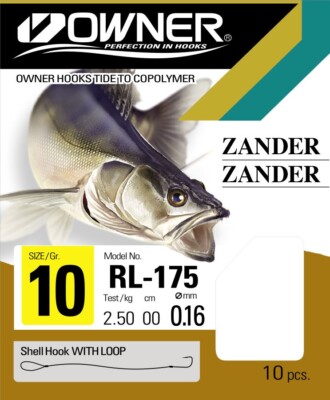 Owner Zander Silber (50607) Gr. 2 - Zanderhaken gebunden