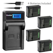 LCD3 Charger  4 battery for GoPro AHDBT-302 HD HERO3 HERO3 AHDBT-301 AHDBT-201