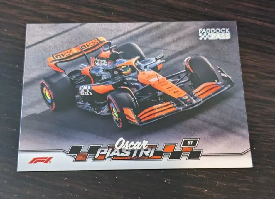 Oscar Piastri trading card