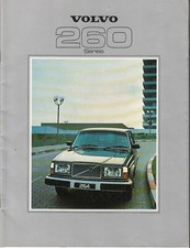 Volvo 260 series brochure 20 pages plus pull outs
