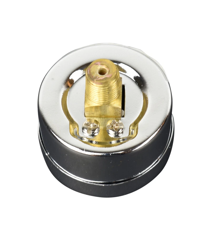 1-1/2" Pressure Gauge - Chrome Plate Steel Case, 1/8"NPT, Back Mnt. 200 PSI - Image 3 of 4