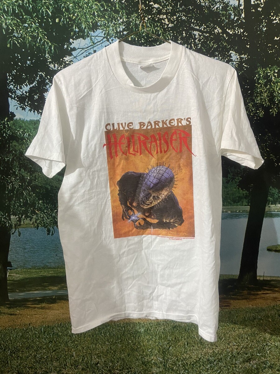Vintage Clive Barker Hellraiser Horror Shirt Pinhead Comic 90s 