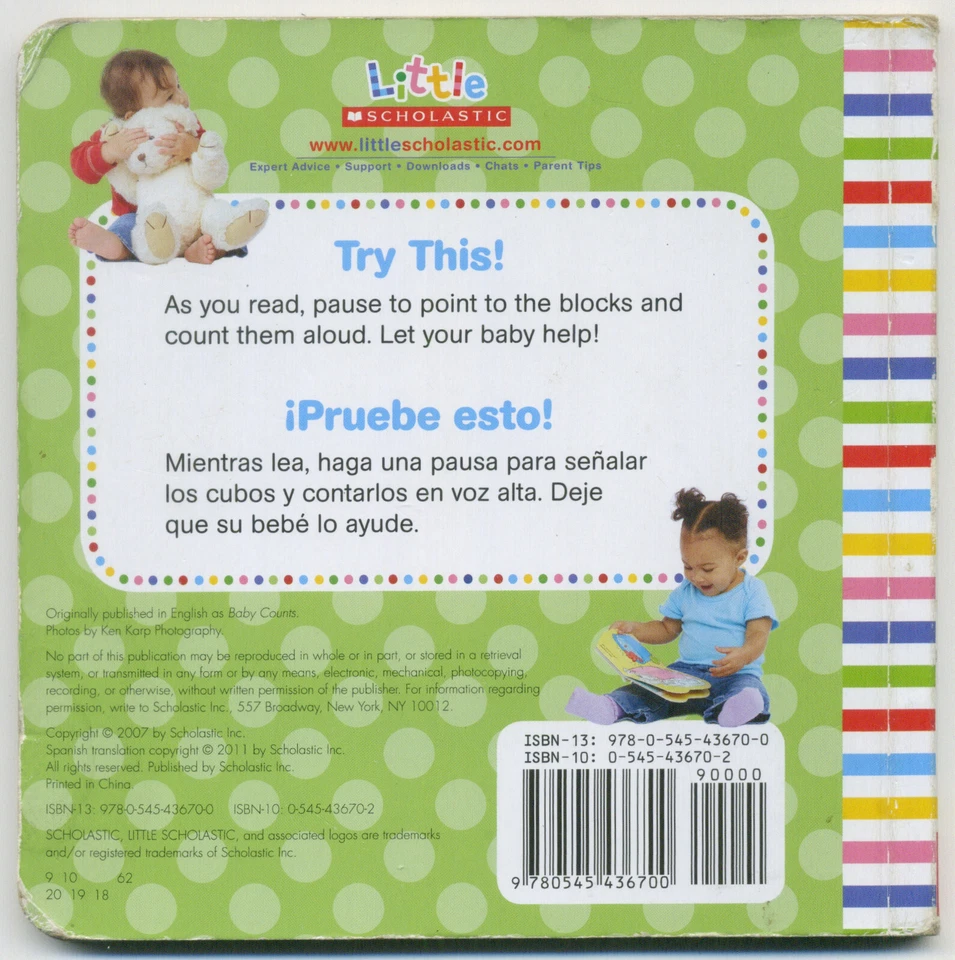 Bebé Cuenta / Baby Counts, 2011 Little Scholastic - Image 2 of 2