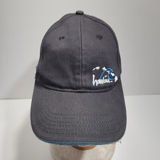 Surfware Hanation Classics Baseball Hat Cap Mens Hawan Black Canvas Hook & Loop