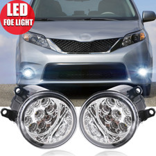 Pair Led Fog Lights Bumper Driving Lamps - For 2011-2019 Toyota Sienna 2012 2013 Pair Led Fog Lights Bumper Driving Lamps - For 2011-2019 Toyota Sienna 2012 2013