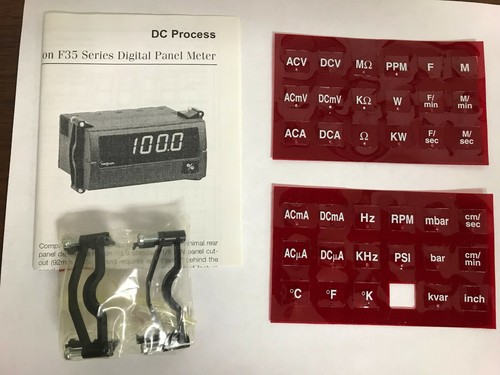 SIMPSON ELECTRIC F35-1-73-0 Digital Panel Meter Process 0-10VDC 120VAC - Picture 4 of 4