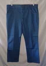 Wrangler Regular Fit Blue Jeans Pants Mens Size 42x30 42" x 30"