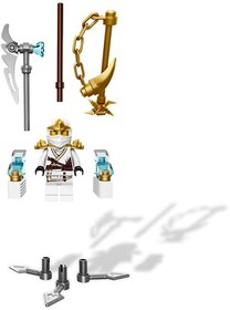 LEGO 9554 NINJAGO Zane ZX BOOSTER PACK, New and Factory Sealed