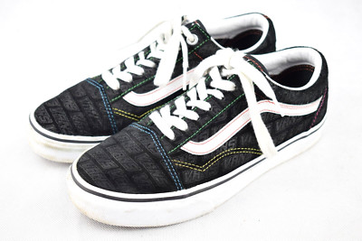 VANS Old Skool Schuhe (black/white) 'Vans Print' unisex schwarz EU 38 US Men 6