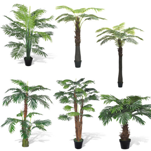  Cycaspalme Kunstpalme Kunstpflanze mit Topf Zimmerpflanze künstlich Cycas Phoen - Bild 1 von 19