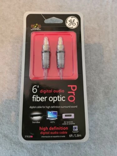 GE Optical Audio Male Home Audio Optical Audio Cables