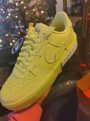Size 10.5 Men/ size 12 Women  - Nike Air Force 1 Fontanka Yellow Strike 2021
