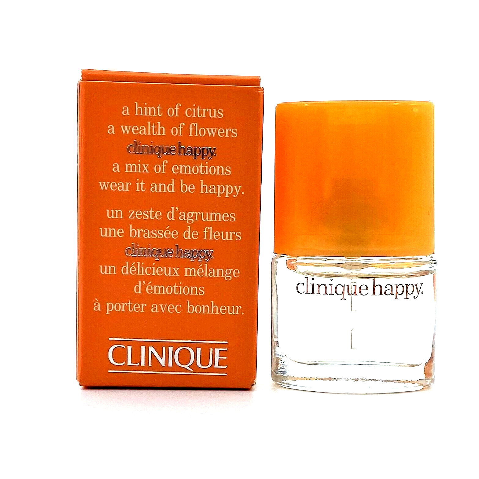 Clinique HAPPY PERFUME SPRAY Eau de Parfum TRAVEL EDP MINI SIZE 4 mL