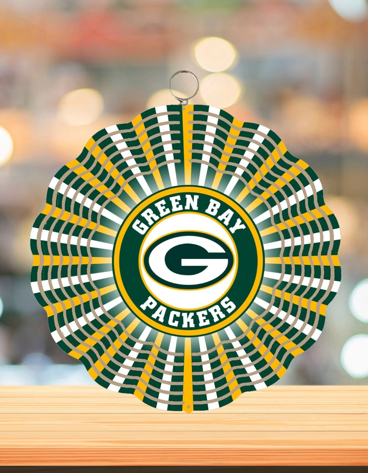 Green Bay Packers Round Wind Spinner