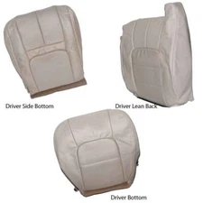 2000 Comaptible with Cadillac Escalade Perforated Leather Shale Tan Seat Cover