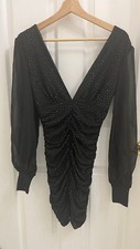 brand new never worn windsor black gemstone dress xs
