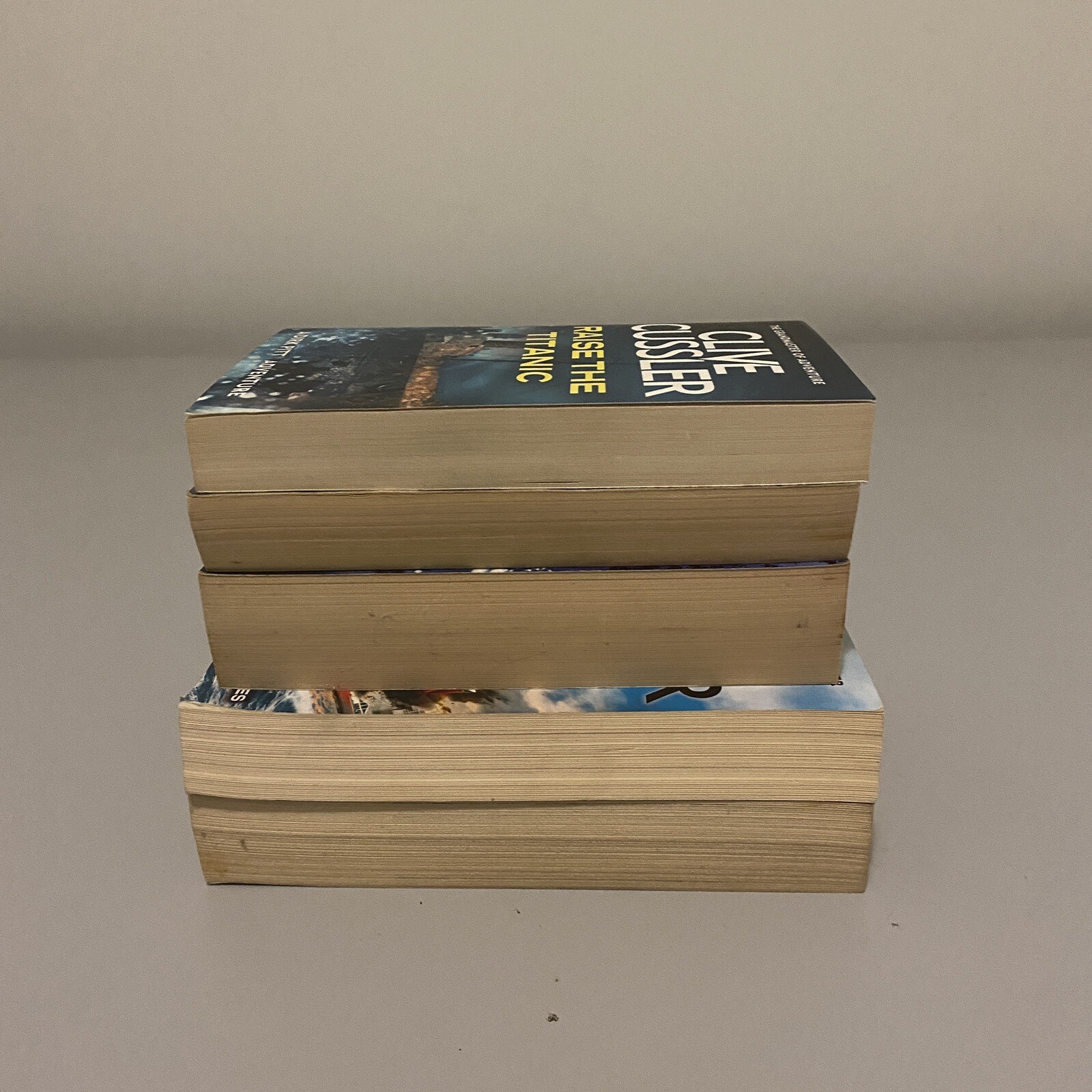 5 x Clive Cussler Books Bundle Lot, Fire Ice,Zero Hour,Night Probe