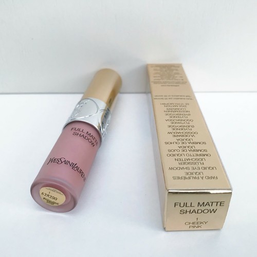 YSL Full Matte Shadow Luminous Matte Liquid Eyeshadow, #1 Cheeky Pink, BNIB - Picture 3 of 5