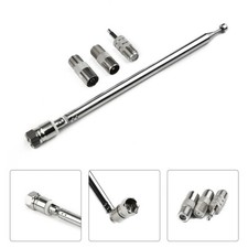 Telescopic DAB FM Radio Aerial With 3 Adapter HiFi AV Receiver Mini System 