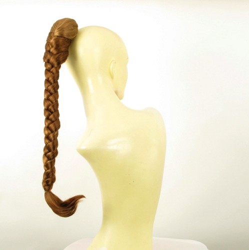 Hairpiece ponytail plait 19.69 long dark blond copper 4/g27 - Picture 4 of 7