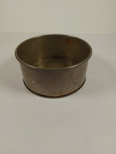 Vintage Retro Round Metal Cake Tins Traditional Baking Kitchenalia