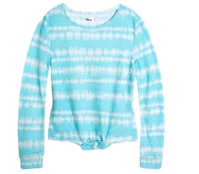 EPIC THREADS Big Girls' Sugar Blue Long Sleeve Knit Top