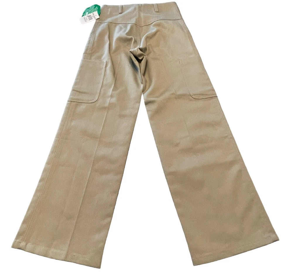 Girl Scouts Of America Uniform Khaki Cargo Junior Pants Girl Size 7 Scouting NEW - Image 2 of 4