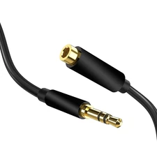3.5mm Audio Extension Cable Headphone Stereo Cord Male to Female AUX Car MP3 lot