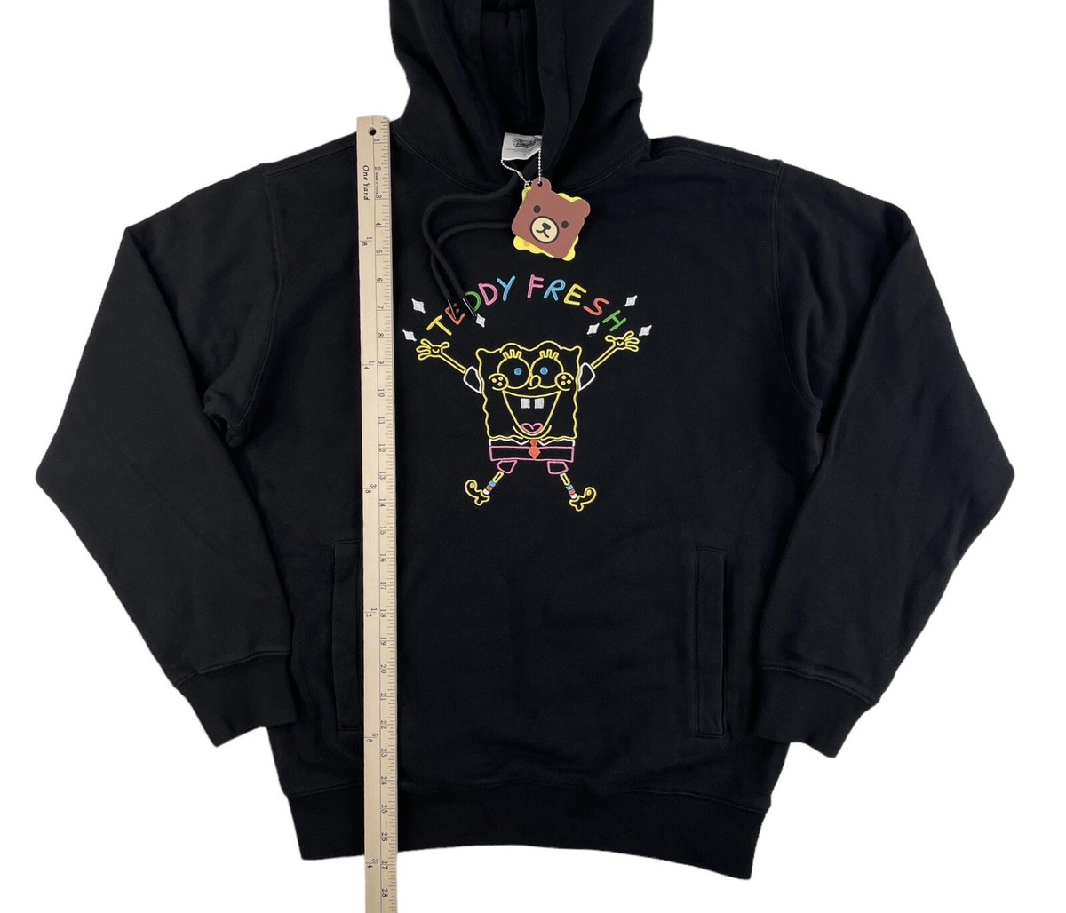Teddy Fresh SpongeBob Square Pants 2020 Hoodie Sweatshirt Black Adult Size  Small | eBay
